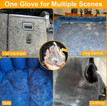 🐾 1 kaufen, 1 gratis! Tierhaarentferner-Handschuhe – beidseitige Silikonborsten, rutschfester Halt, waschbar und wiederverwendbar für Sofa, Kleidung und Teppiche 🧤