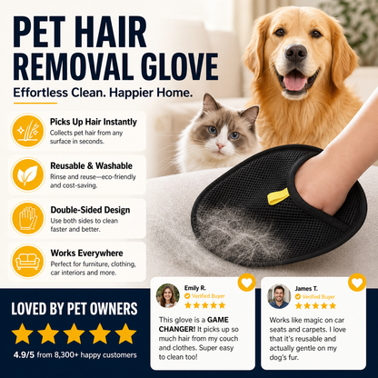🐾 1 kaufen, 1 gratis! Tierhaarentferner-Handschuhe – beidseitige Silikonborsten, rutschfester Halt, waschbar und wiederverwendbar für Sofa, Kleidung und Teppiche 🧤