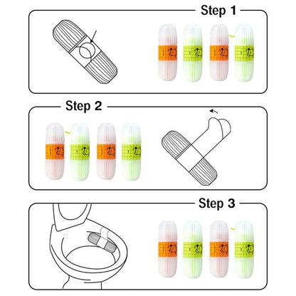 🤩👍 Air Freshener & Odor Purifying Hanging Deodorizer for Auto-Flush Toilets