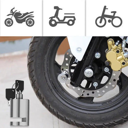 🛡️Diebstahlsicheres Motorrad-Scheibenschloss