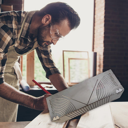 Quadratisches Edelstahl-90°-Winkelmaß