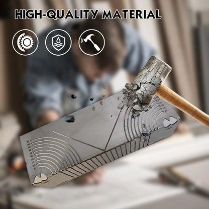 Quadratisches Edelstahl-90°-Winkelmaß