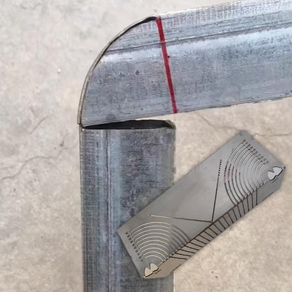 Quadratisches Edelstahl-90°-Winkelmaß