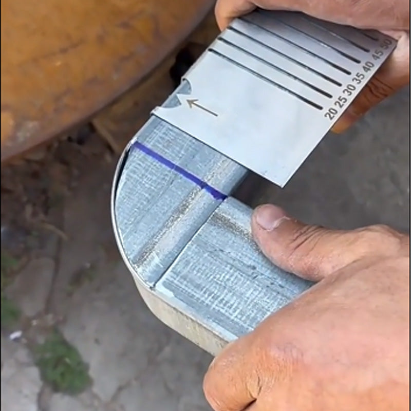 Quadratisches Edelstahl-90°-Winkelmaß