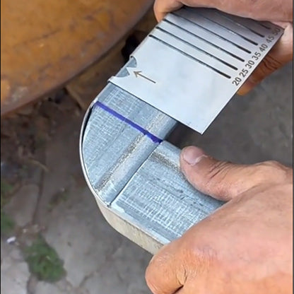 Quadratisches Edelstahl-90°-Winkelmaß