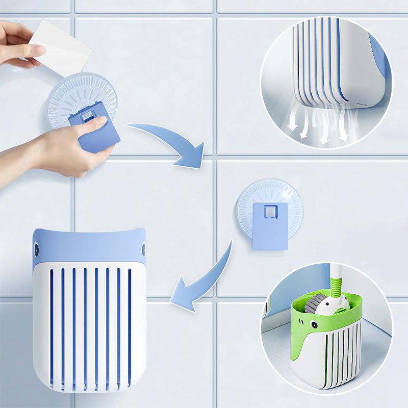 🍃Saugnapf-Toilettenbürsten-Set für die Wandmontage