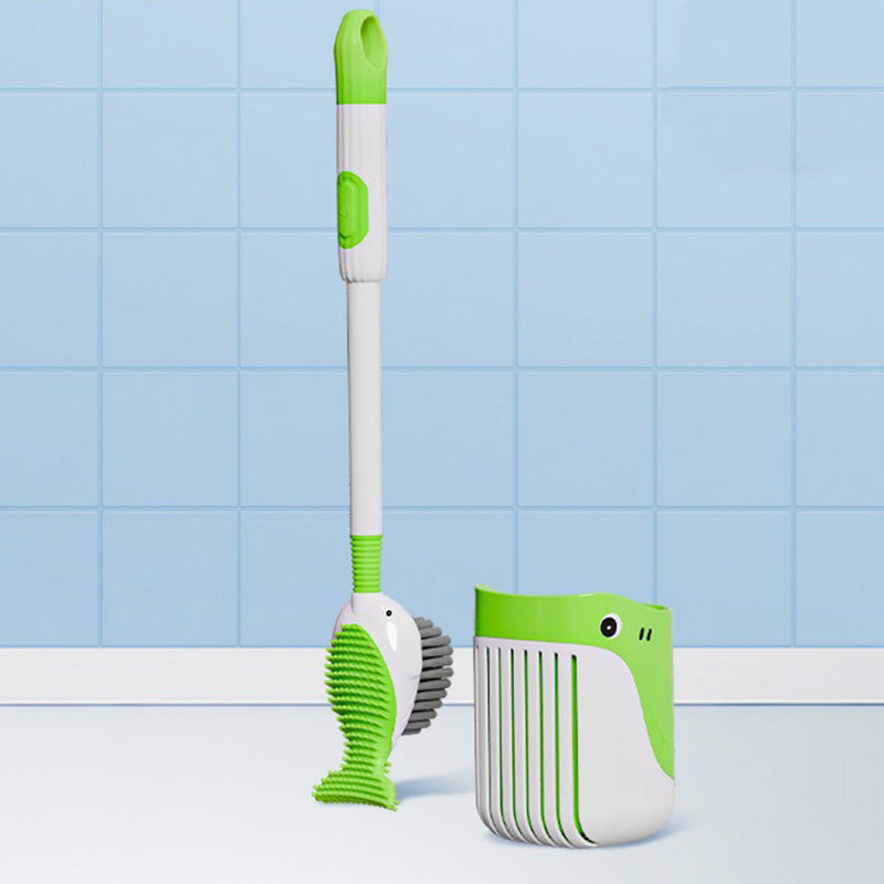 🍃Saugnapf-Toilettenbürsten-Set für die Wandmontage