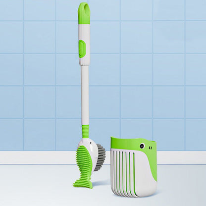 🍃Saugnapf-Toilettenbürsten-Set für die Wandmontage