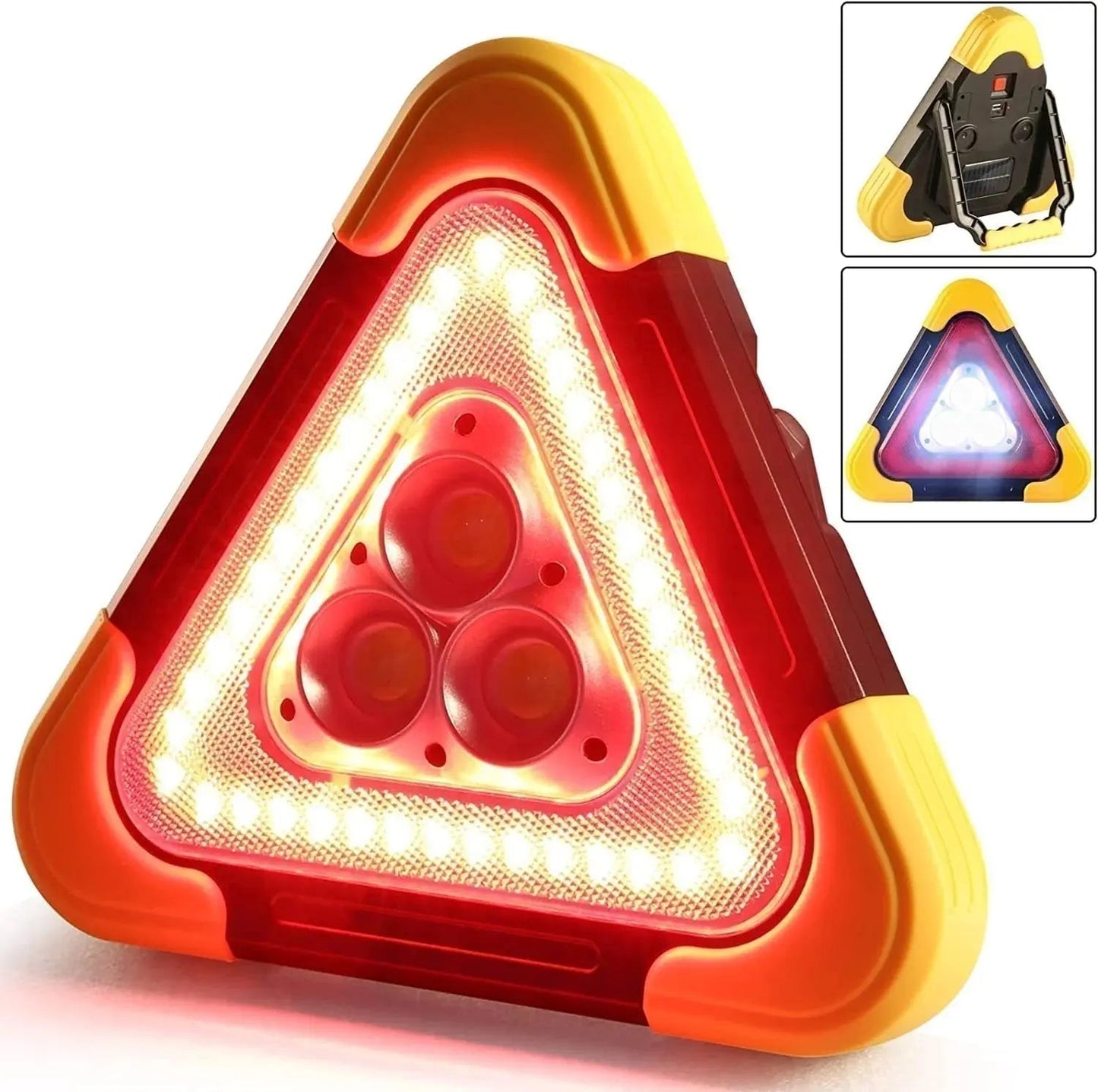 🚗Großes Sonderangebot – 50 % Rabatt🆘3-IN-1 Dreieckige Solar-Notfall-Signalleuchte für den Straßenrand✨