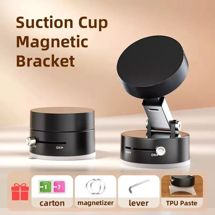 ⏰Begrenzte Zeit 50% Rabatt🔔Faltbarer tragbarer Vakuum-Magnet-Handyhalter