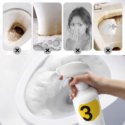 Schnell wirkungsvoll leistungsstarker Toilettenreinigungsschaum