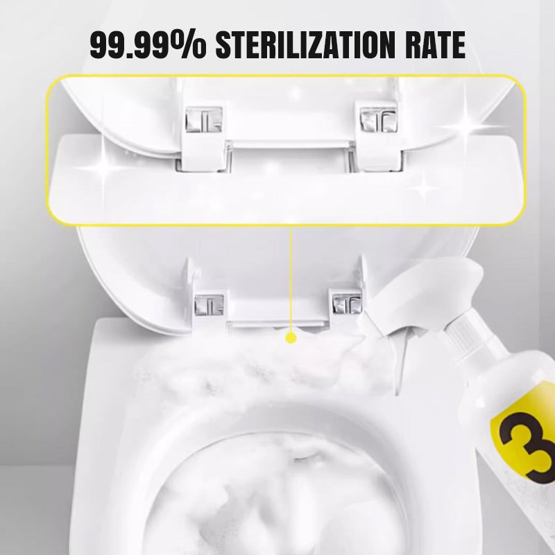Schnell wirkungsvoll leistungsstarker Toilettenreinigungsschaum