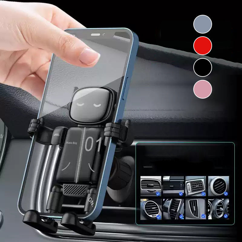 360° drehbare Auto-Handyhalterung im Roboter-Design