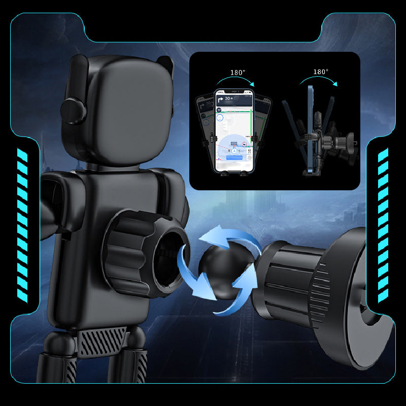 360° drehbare Auto-Handyhalterung im Roboter-Design