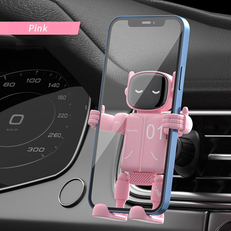 360° drehbare Auto-Handyhalterung im Roboter-Design
