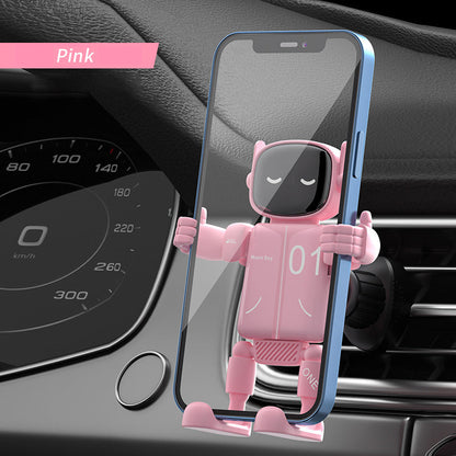 360° drehbare Auto-Handyhalterung im Roboter-Design
