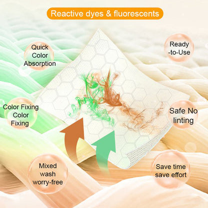 ⏳Time-limited Special⌛Anti-Color Bleed Laundry Sheets