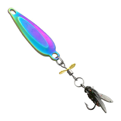 🎣Innovatives Design - Metall-Propellerfliegen-Falschköderhaken💪