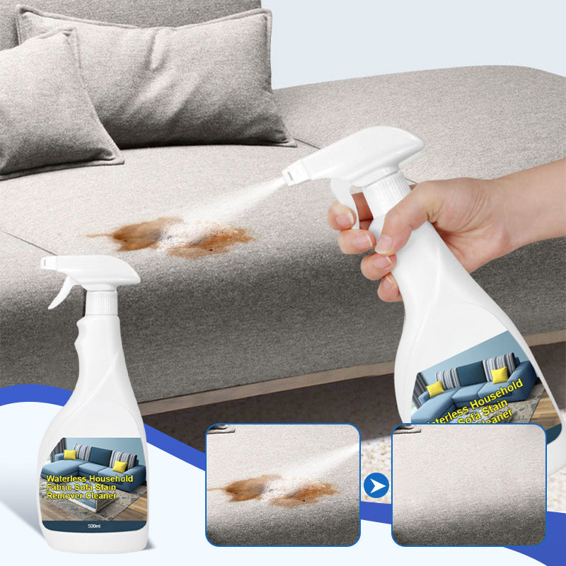 Newly developed 💥Waterless household fabric sofa clothes stain remover cleaner 🔥Hot sale 😎Limited time special offer buy more get more free!