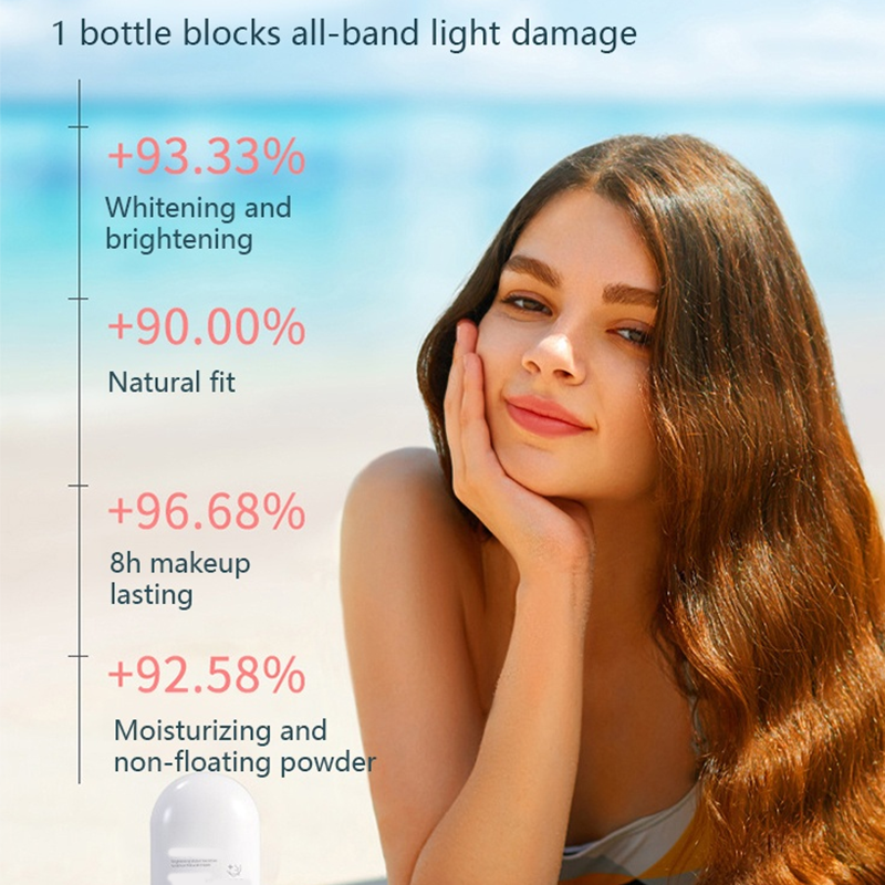 🌞 Multifunktionale Make-up-Grundierung – Strahlkraft & Aufhellung ☀️ Leuchtender SPF 💖