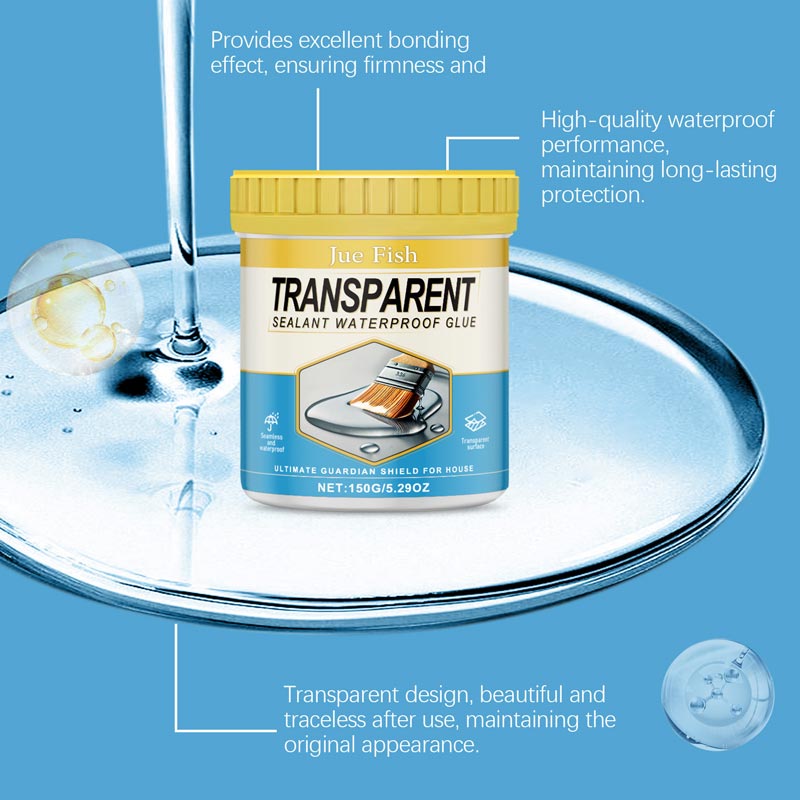 Transparentes Mehrzweckmittel, wasserdicht und leckagefrei