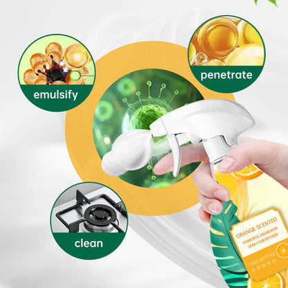 Kraftvolles Entfettungsspray mit Orangenduft für die Küche