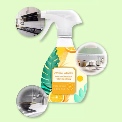 Kraftvolles Entfettungsspray mit Orangenduft für die Küche
