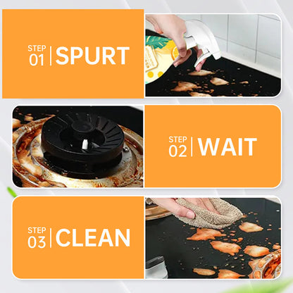 Kraftvolles Entfettungsspray mit Orangenduft für die Küche