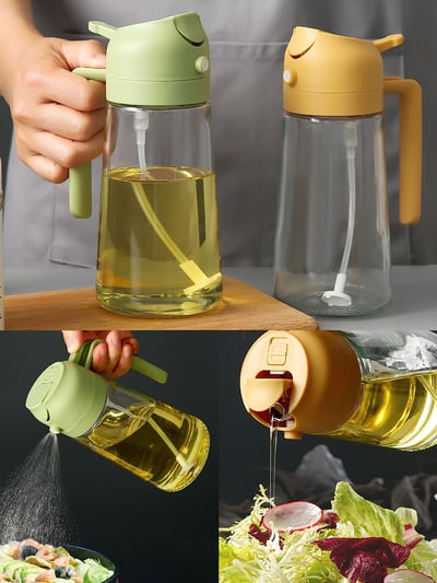 ✨💕2-in-1-Ölsprüher und -Spender aus Glas