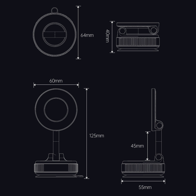 🔥HEISSER VERKAUF🔥Faltbarer magnetischer Autotelefonhalter
