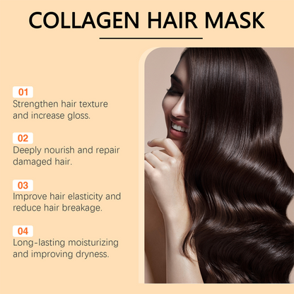 ⏳Begrenzte Zeit 50% Rabatt⏰💖Kollagen-Haarmaske für trockenes und strapaziertes Haar