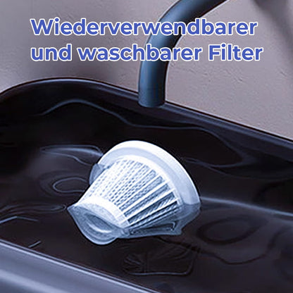 Kabelloser Auto-Staubsauger [2025] – 9000/12000PA Starkleistung, 60min Akku, HEPA-Filter, Ultra-Leicht (290g) für Auto & Sofa – Inkl. 3 Aufsätze