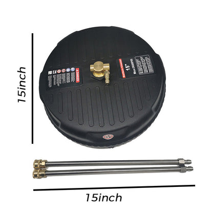 Mehrzweck-Druckreiniger Flächenreiniger mit 2 Stück Reinigungsstäben