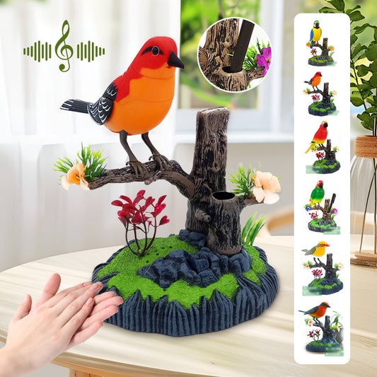 🎁 KAUFEN SIE 2, ERHALTEN SIE 1 GRATIS! 🐦✨ Interaktives Spielzeug mit sprachaktiviertem zwitscherndem Vogel 🎶💛