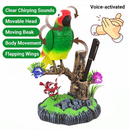 🎁 KAUFEN SIE 2, ERHALTEN SIE 1 GRATIS! 🐦✨ Interaktives Spielzeug mit sprachaktiviertem zwitscherndem Vogel 🎶💛