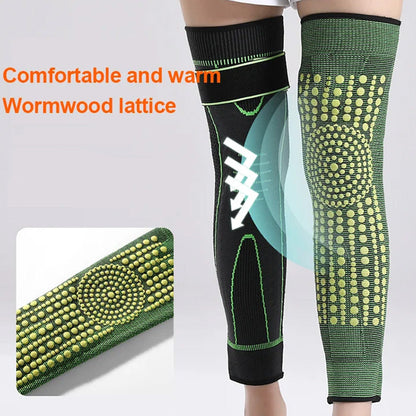 🍂Frühherbst-Sale 50 % Rabatt🛡️Dot Matrix Wormwood rutschfeste, warme Kniebandage