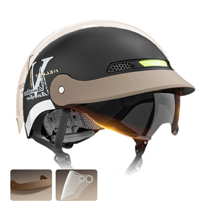 🛡️Atmungsaktiver, leichter und stoßfester Motorradhelm🏍️
