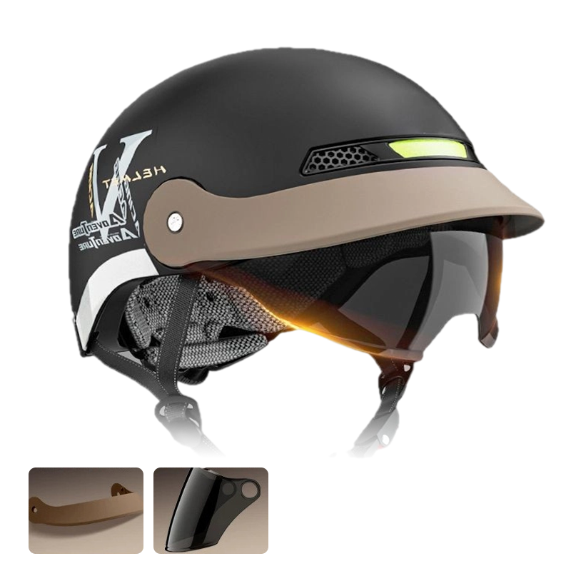 🛡️Atmungsaktiver, leichter und stoßfester Motorradhelm🏍️