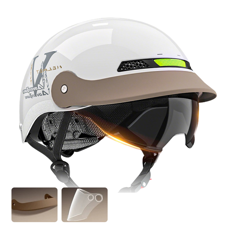 🛡️Atmungsaktiver, leichter und stoßfester Motorradhelm🏍️