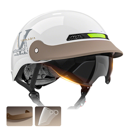 🛡️Atmungsaktiver, leichter und stoßfester Motorradhelm🏍️