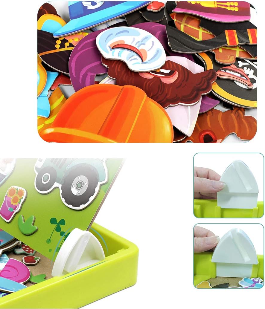 🧩 60 % RABATT! 🎨🔥🎨Magnetisches Puzzle zum Anziehen von Gesichtern für Kinder im Vorschulalter