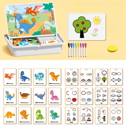 🧩 60 % RABATT! 🎨🔥🎨Magnetisches Puzzle zum Anziehen von Gesichtern für Kinder im Vorschulalter