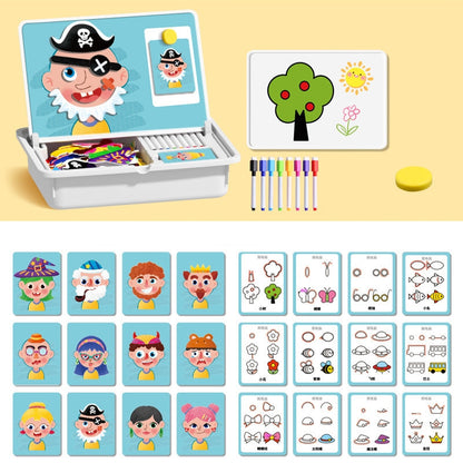 🧩 60 % RABATT! 🎨🔥🎨Magnetisches Puzzle zum Anziehen von Gesichtern für Kinder im Vorschulalter