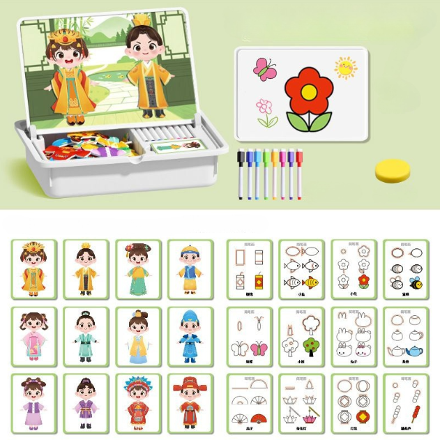 🧩 60 % RABATT! 🎨🔥🎨Magnetisches Puzzle zum Anziehen von Gesichtern für Kinder im Vorschulalter
