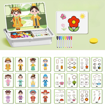 🧩 60 % RABATT! 🎨🔥🎨Magnetisches Puzzle zum Anziehen von Gesichtern für Kinder im Vorschulalter