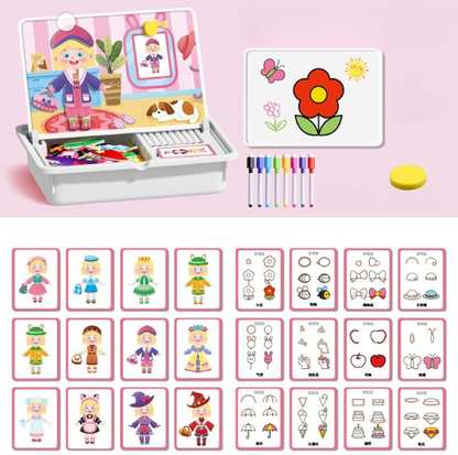 🧩 60 % RABATT! 🎨🔥🎨Magnetisches Puzzle zum Anziehen von Gesichtern für Kinder im Vorschulalter