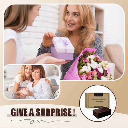 Pflanzliches, festes Naturshampoo zur Regulierung von überschüssigem Talg