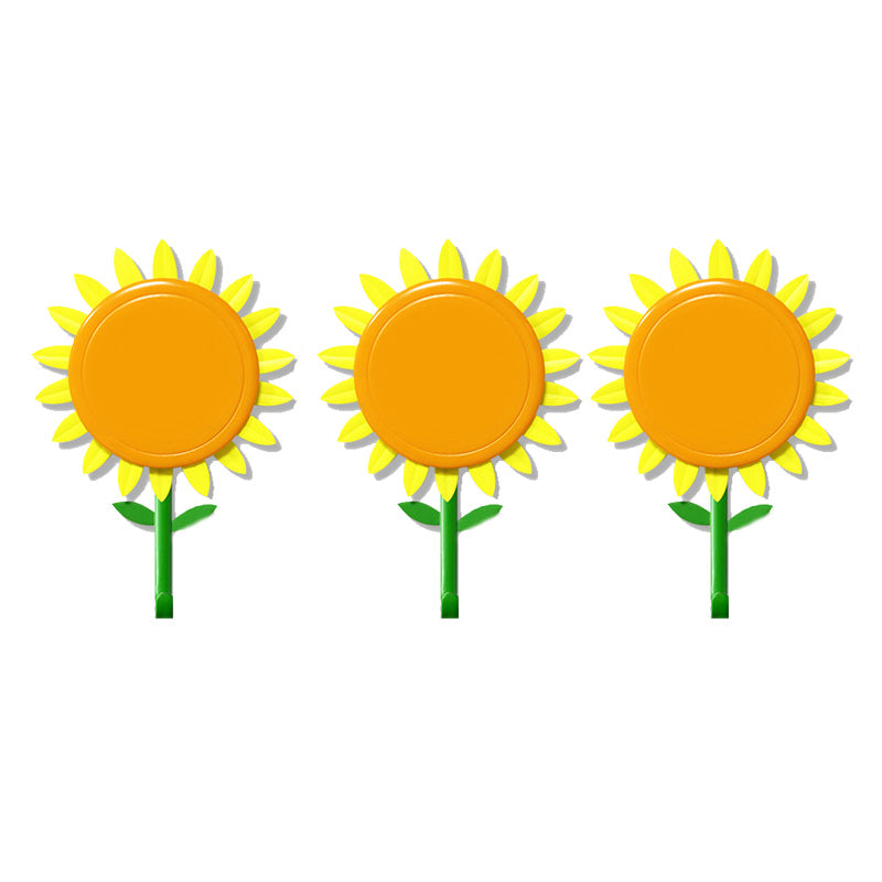 Kreativer lachender Sonnenblumen-Wandhaken