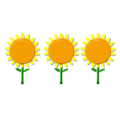 Kreativer lachender Sonnenblumen-Wandhaken