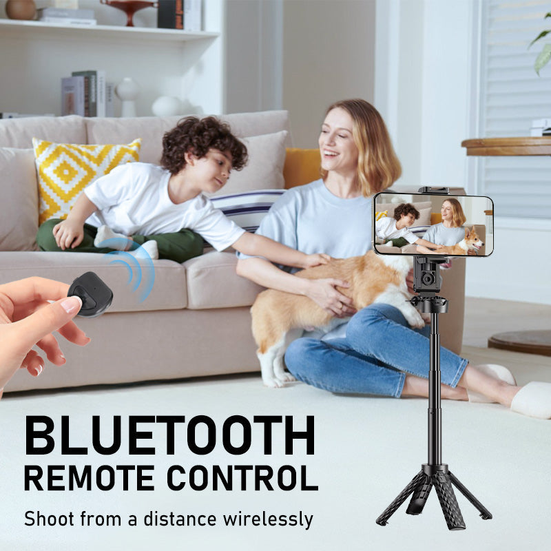 Multifunktionales Bluetooth-Selfie-Stick-Stativ-Set